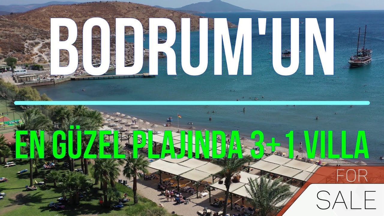 Bodrum Bağla Beachfront Villa на продажу в Бодруме