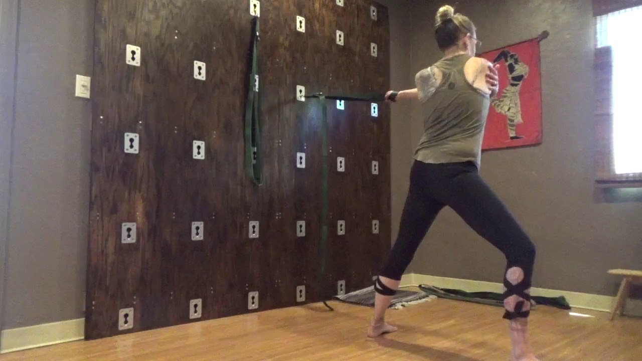 Complete YogaWall Practice featuring Yoga Studio Satya's patented YogaWall!