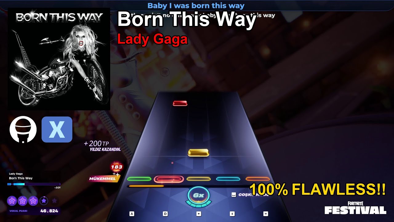 Born This Way Expert Vocals 100% FC - Fortnite Festival