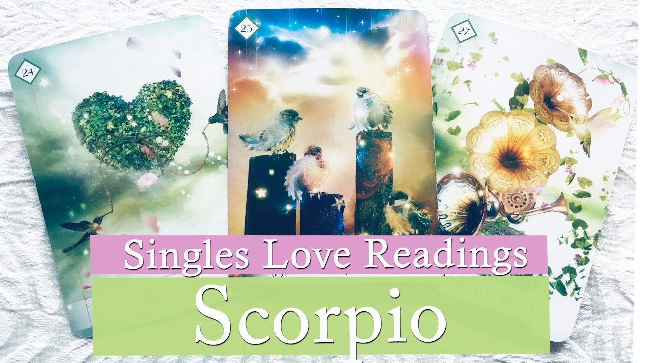 SCORPIO SINGLES - Right on time a new person offers you what you want.