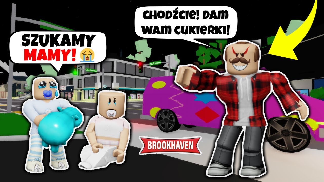 ZOSTALIŚMY DZIEĆMI I SZUKAMY MAMY NA BROOKHAVEN! 👶