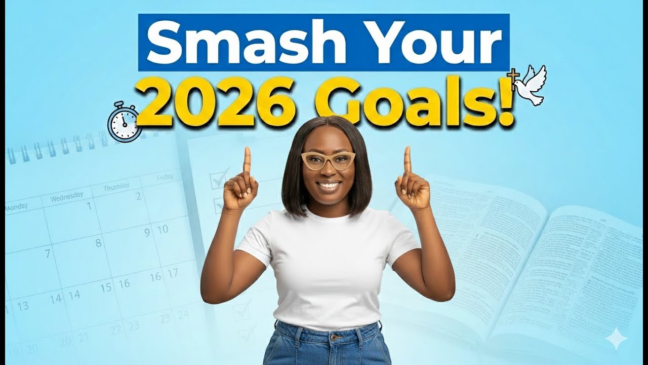 Stay Consistent with Your Goals in 2026|Christian Goal Setting & Productivity Tips