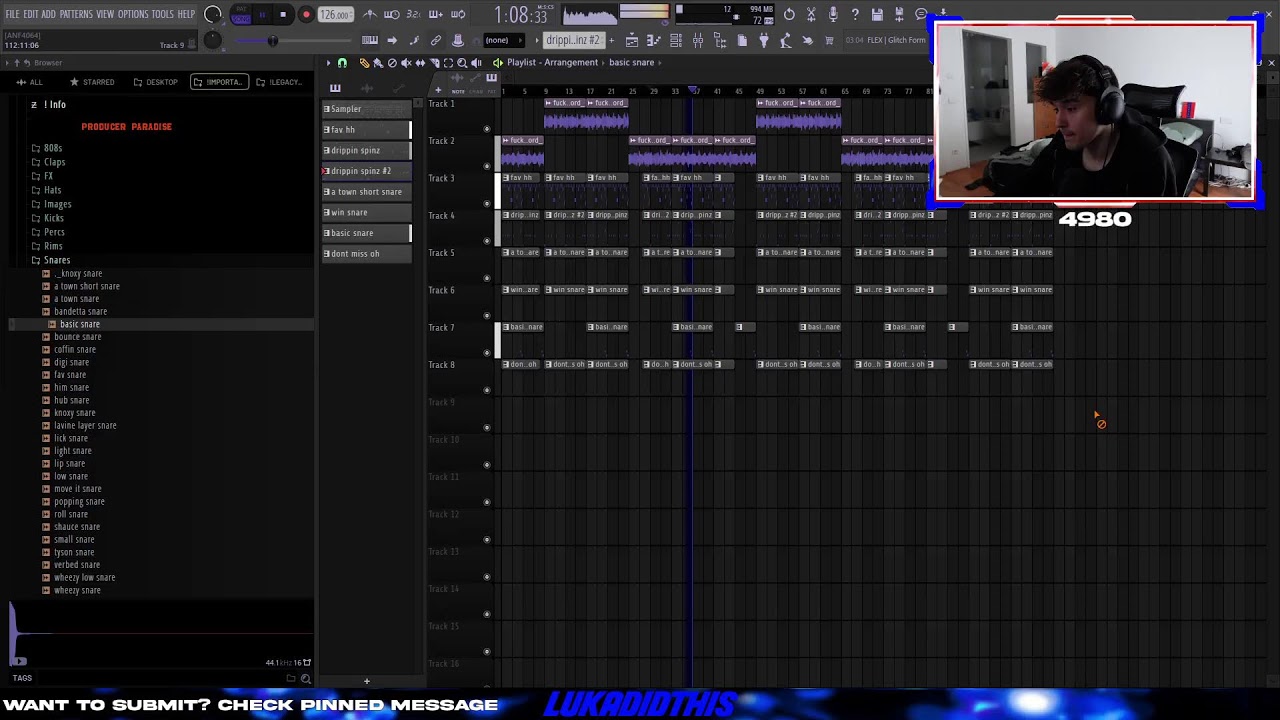 🔴 MAKING MUSIC LIVE 🔴 SEND SAMPLES 🔴