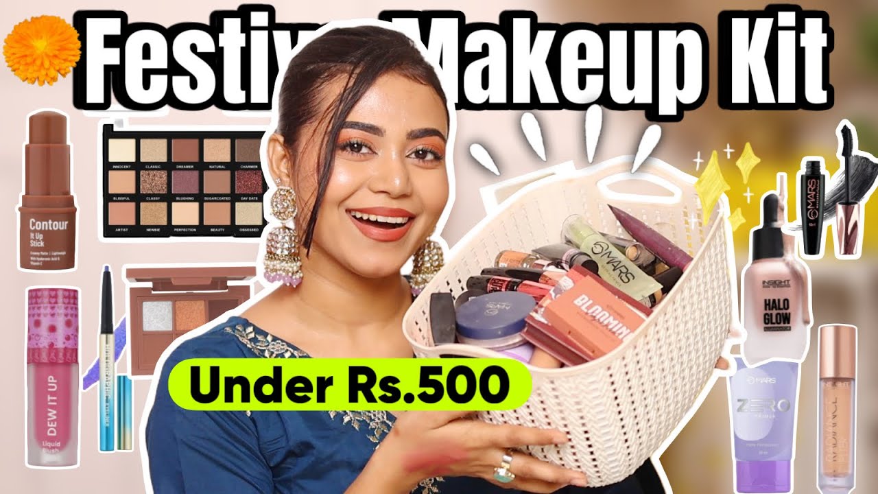 Complete Festive Makeup Kit under Rs. 500/- 🩷✨