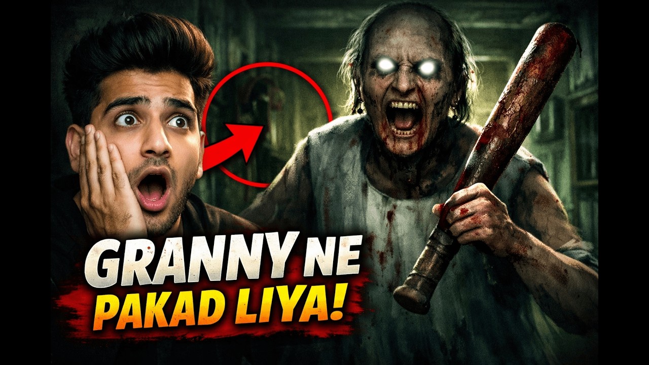 Granny escape 😳| Try to no death in Granny house😎 #granny #grannygameplay #horrorgaming