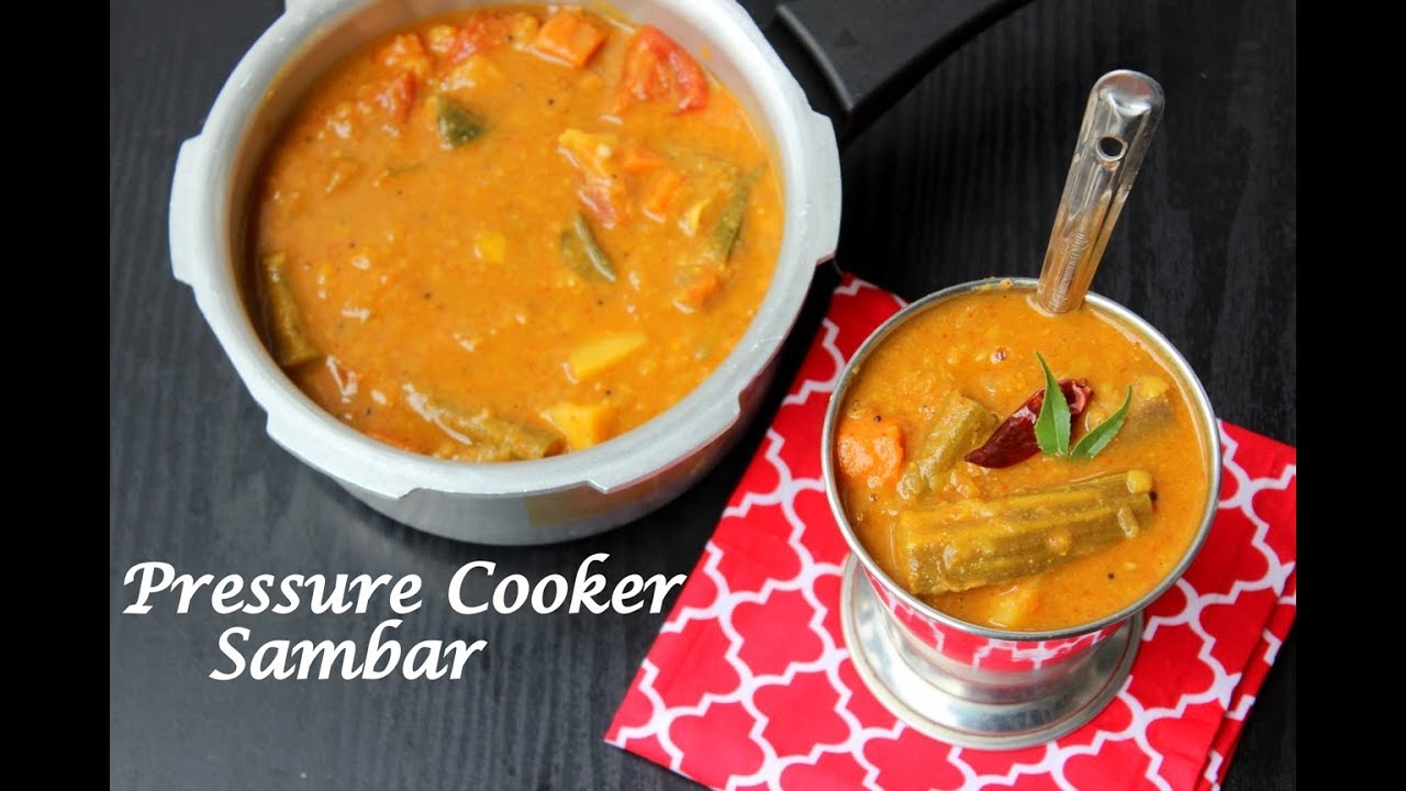 Pressure Cooker Sambar|Easy Kerala Sambar|Onam 2017|Sadya Recipes|Anu's Kitchen