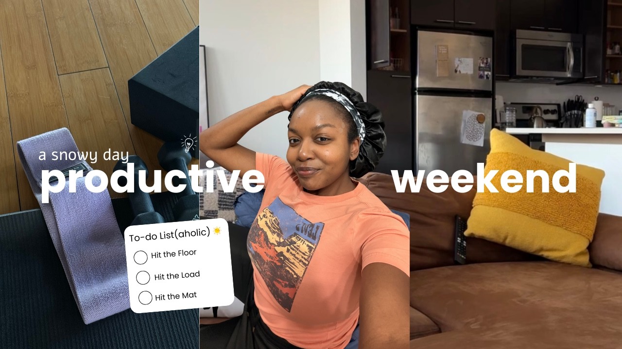 How to Have a Productive Weekend Without Hating Yourself (Snow Day Edition)