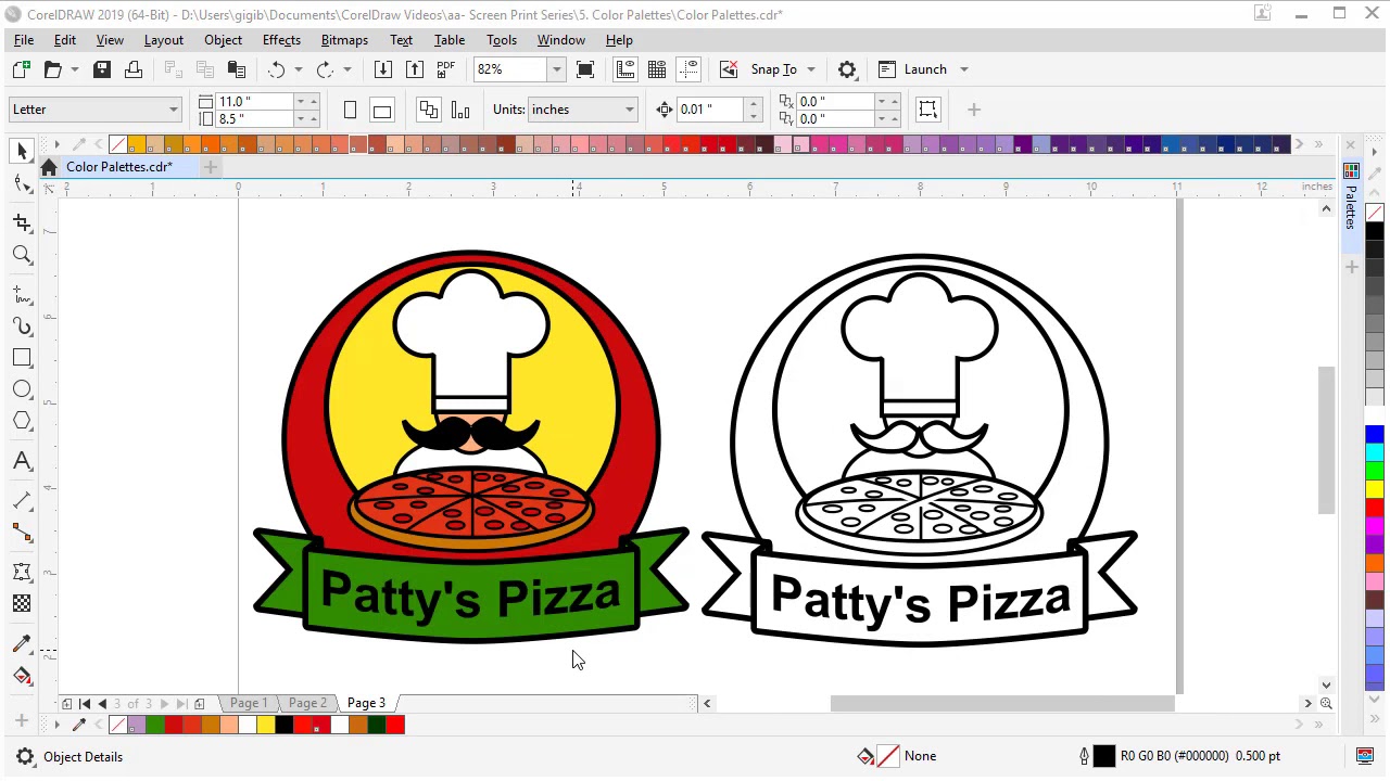 Understanding Color Palettes in CorelDRAW