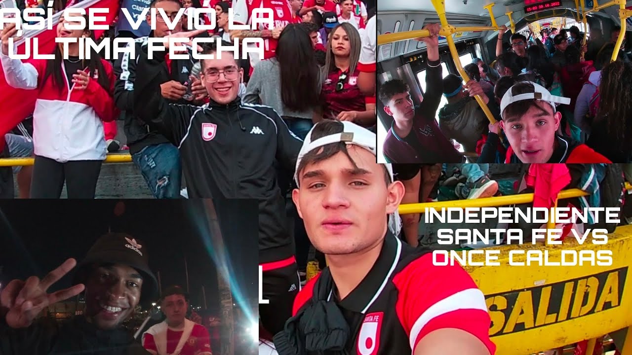 Así se vivió la fecha 20 en el Campin de Bogotá (Independiente Santa fe vs Once Caldas)parte 2