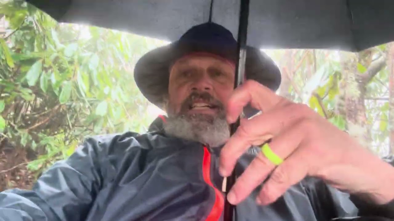 Rain rain on my face. February 26, AT thru hike 2026