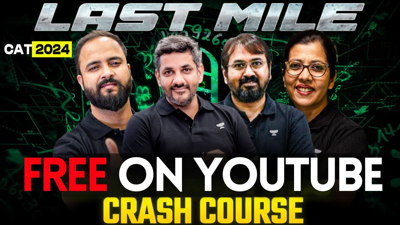 LAST MILE ⚡️|| CAT 2024 FREE Crash Course 🔥 Started From 21st October