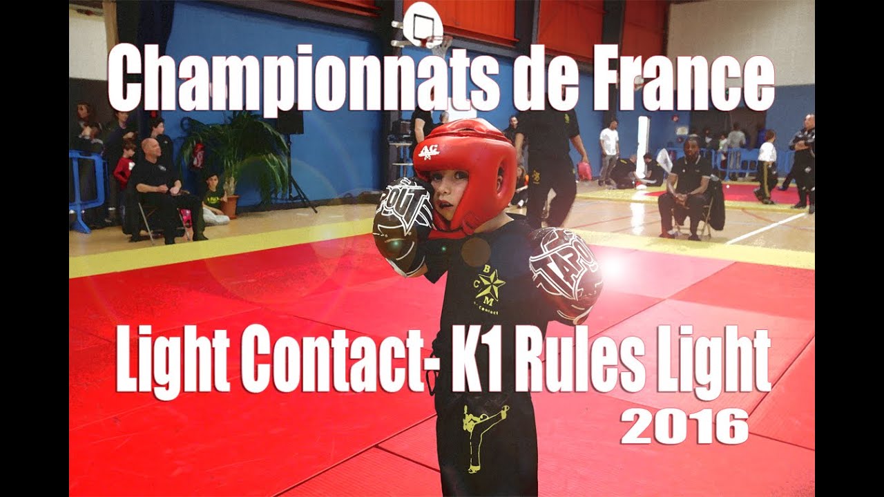 Finales Championnats de France Light Contact- K1 Rules Light 2016