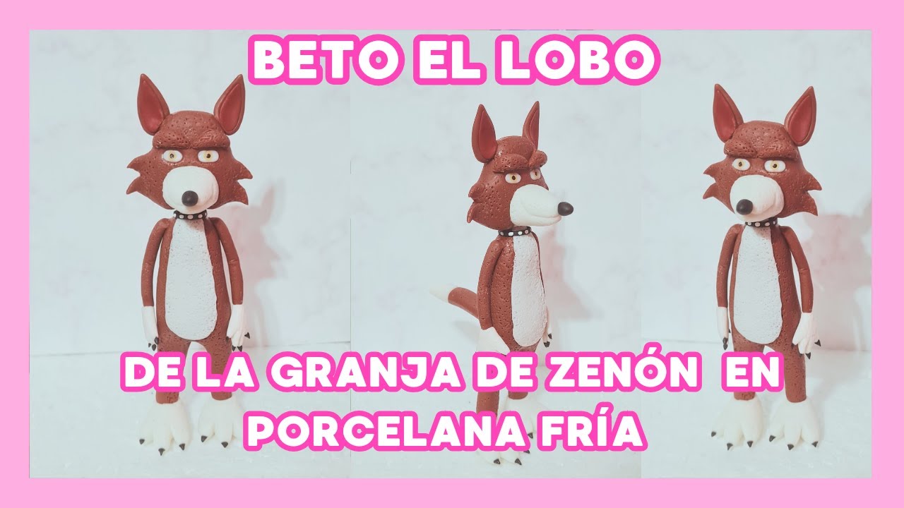 LOBO BETO EN PORCELANA FRÍA