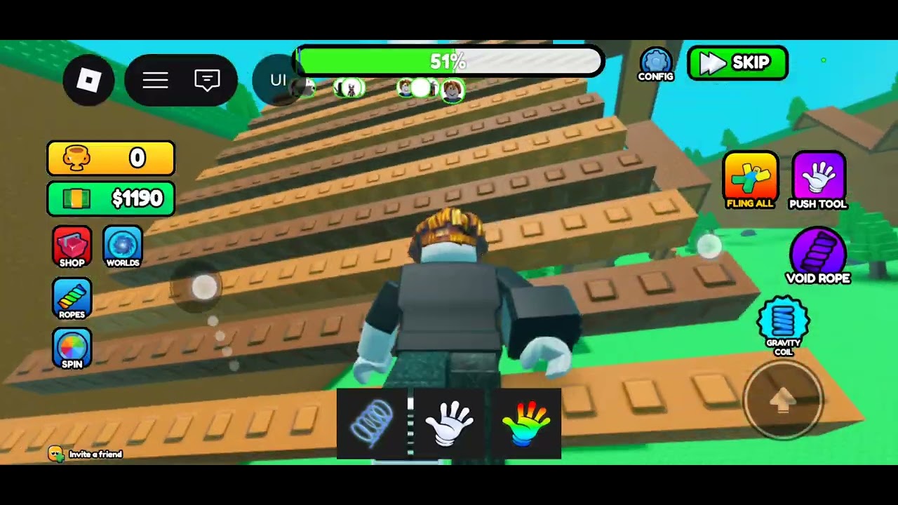 I played swing tower but olny 3 attepms.