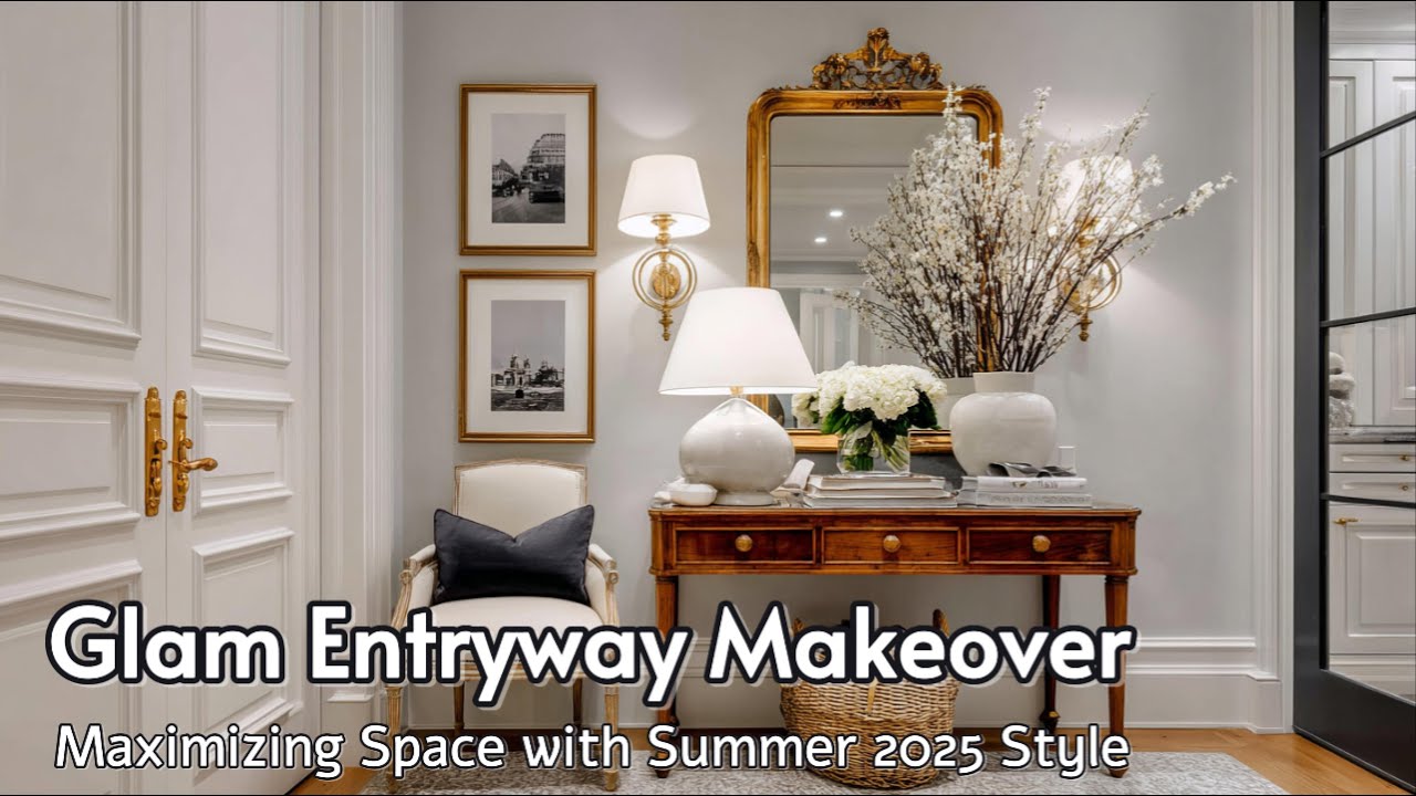 Small Apartment Entryway Makeover: Maximizing Space with Parisian Glamour for Summer 2025