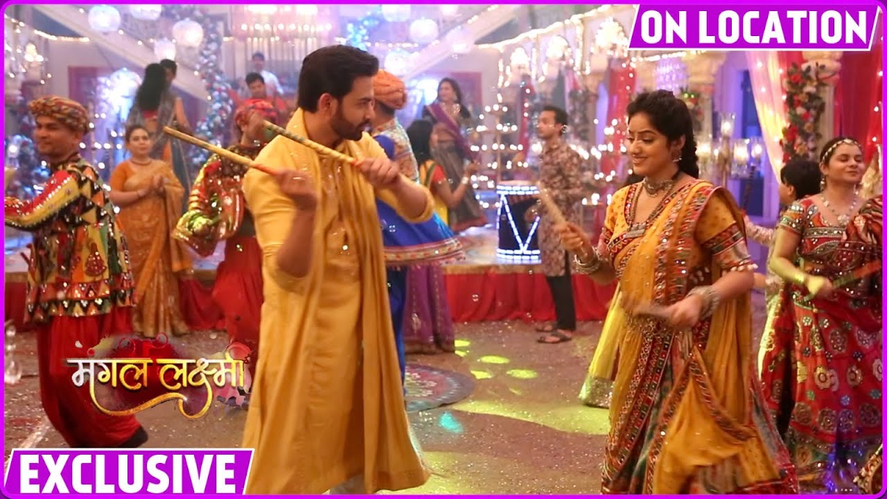 Мангал Лакшми | Мангал-Капил танцевал, Адит приревновал, увидев их обоих | На съемочной площадке