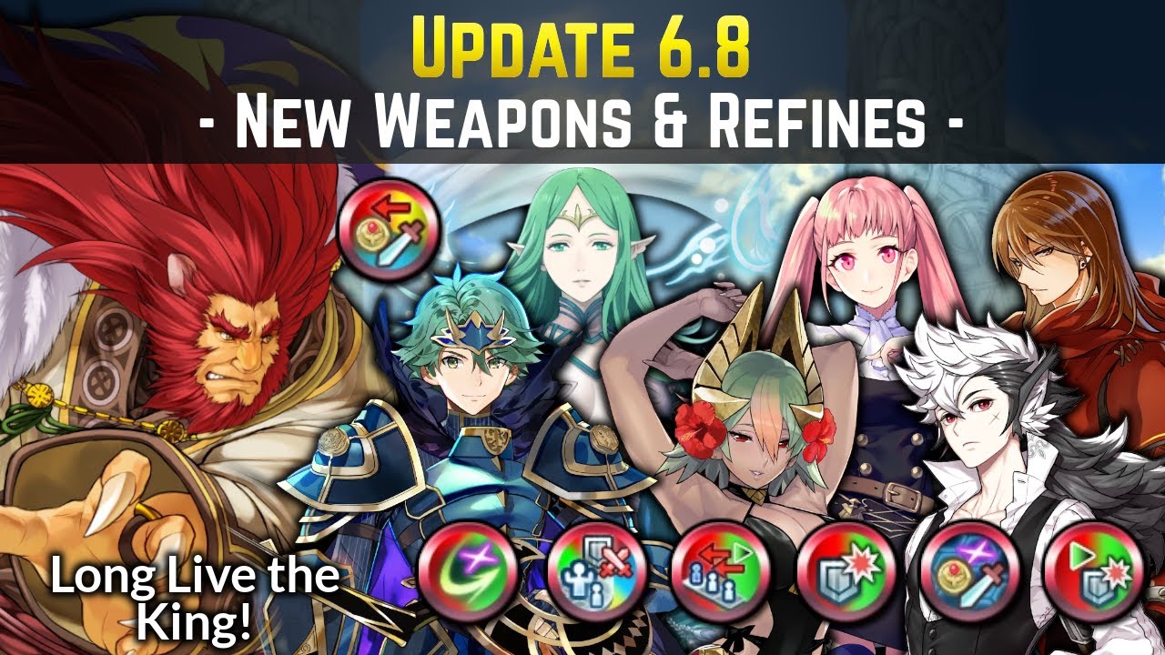 Caineghis, L!Alm, Naga, S!Laegjarn, Hilda, Keaton, & Rutger New Refines (Update 6.8) | FEH Guide