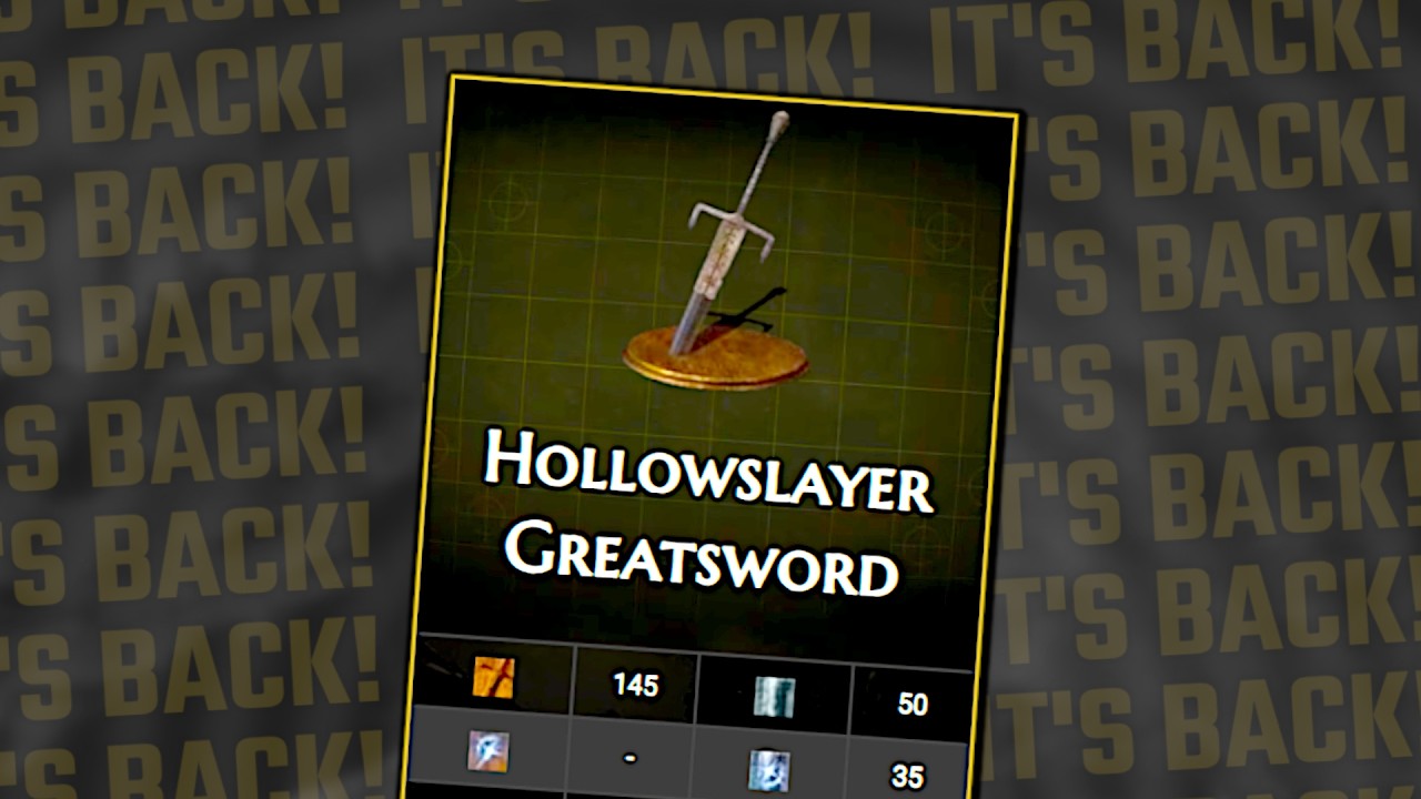 NEW FOOTAGE of Elden Ring: TARNISHED EDITION Reveals Details About Hollowslayer Greatsword!