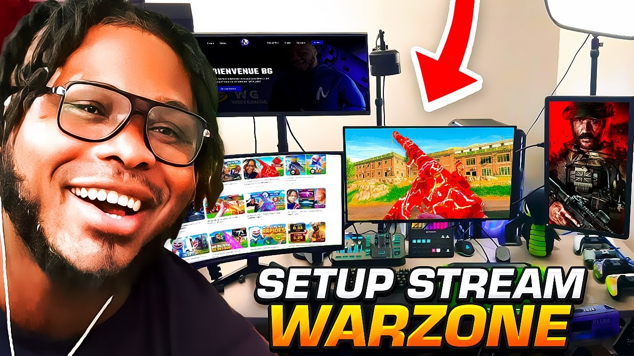MON SETUP STREAMER ET YOUTUBEUR WARZONE !