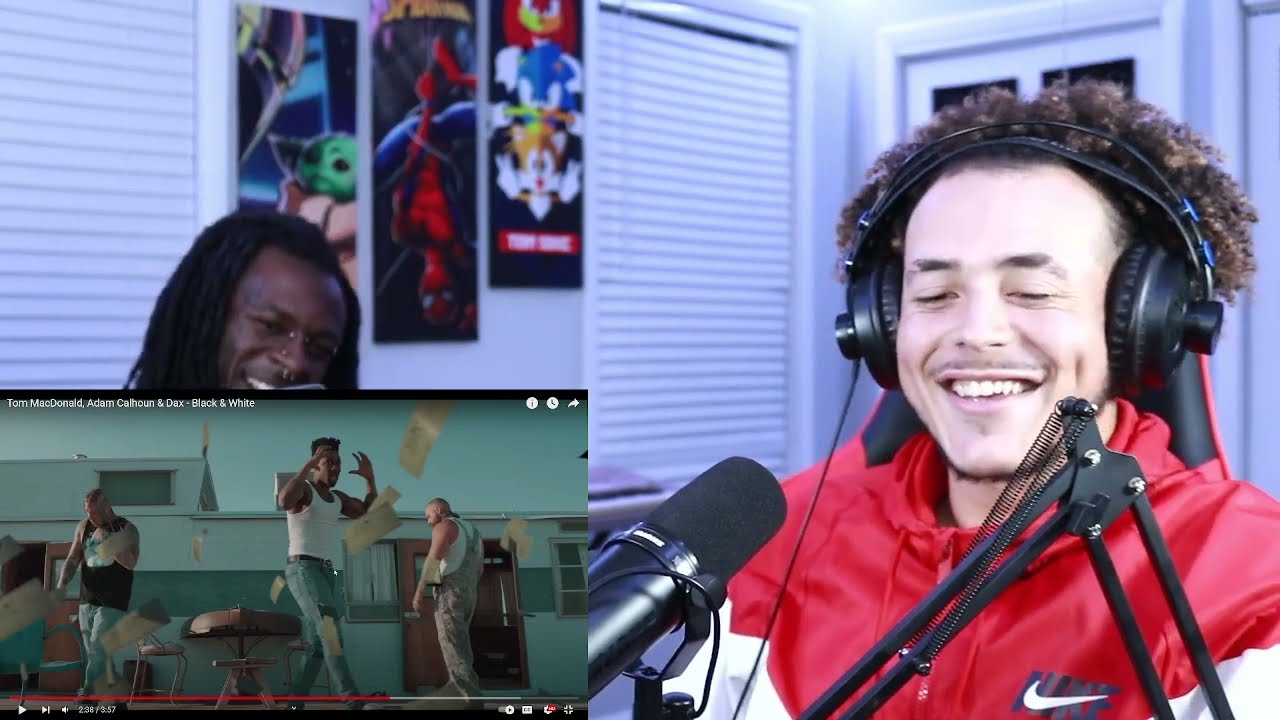 I Brung My Friend back to listen to Tom Macdonald- Black & White [Reaction] #hog #tommacdonald #acal