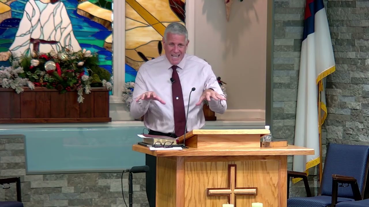 “What Jesus Does for Sinners” from Revelations 1:5-6 by Bruce Hayes.