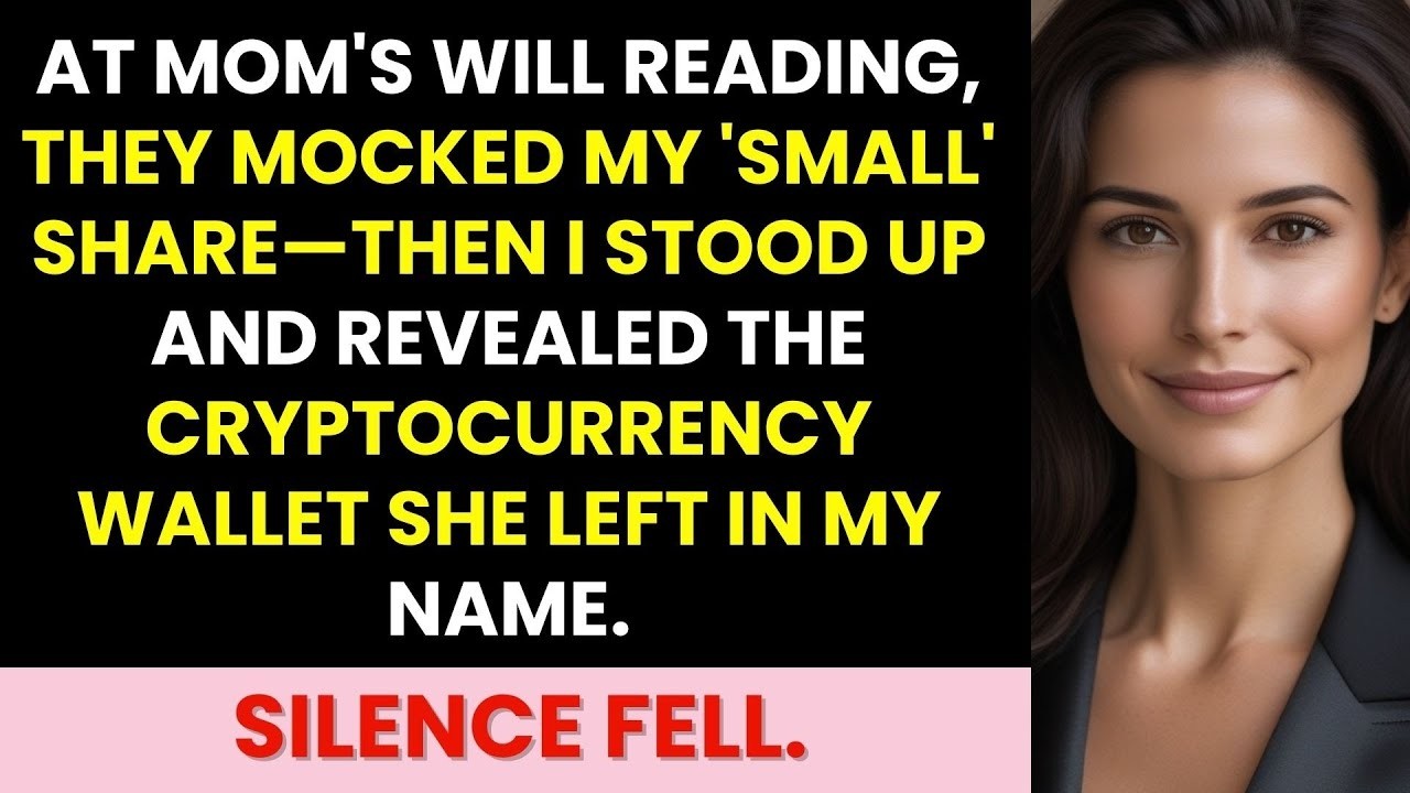 At Mom's Will Reading, They Mocked My 'Small' Share—Then I Revealed the Cryptocurrency Walle
