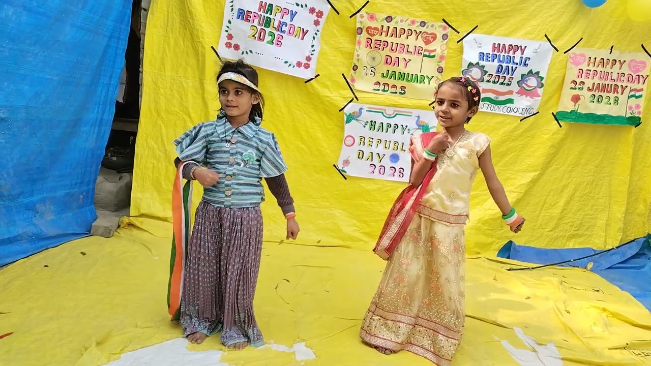छोटी बच्ची ने किया गजब का डॉन्स 🥰।।लाल सरारा   #happy #republicday #video 