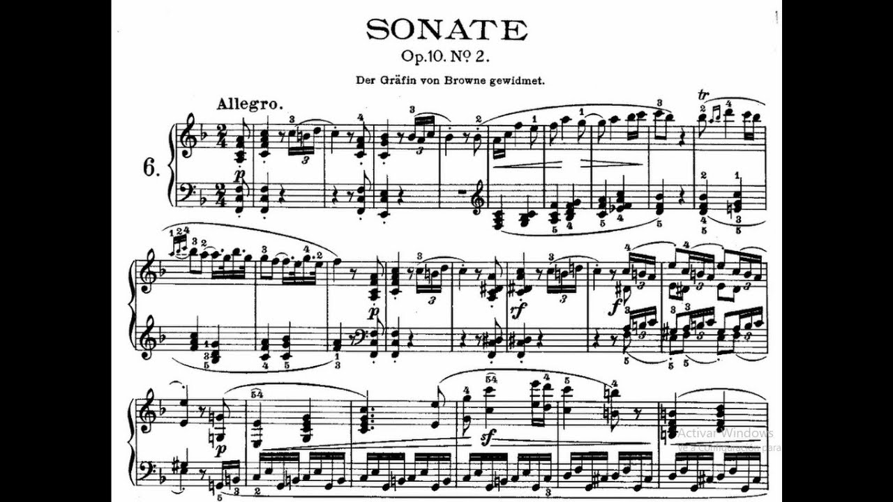 Ludwig van Beethoven: Piano Sonata in F major, Op.10 no.2 (Jorge Caro-Barrios)