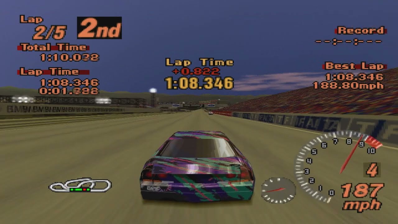 Gran Turismo 2 - HKS Drag R33 GTR Vs  Toyota GT One Exxon
