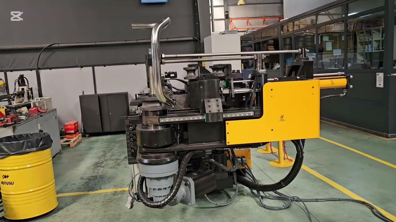 Krom Ön Koruma Bükme  CNC76-5A-B3R model Paslanmaz Boru Bükme 