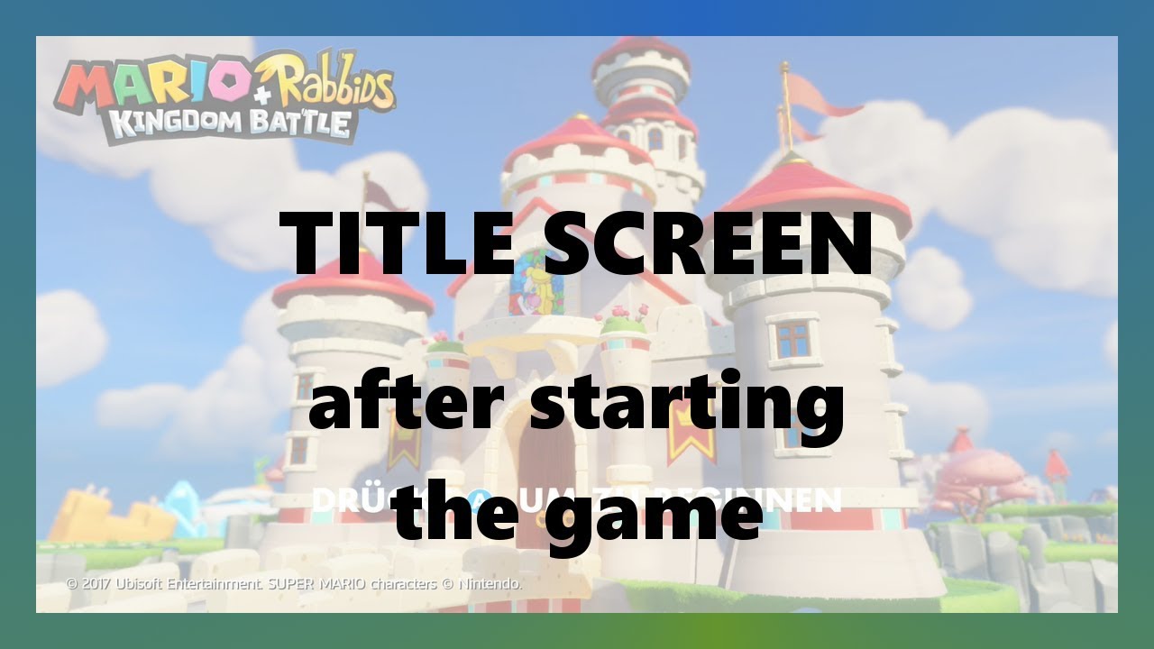 Mario+Rabbids - Title Screen music after starting the game [Extended]