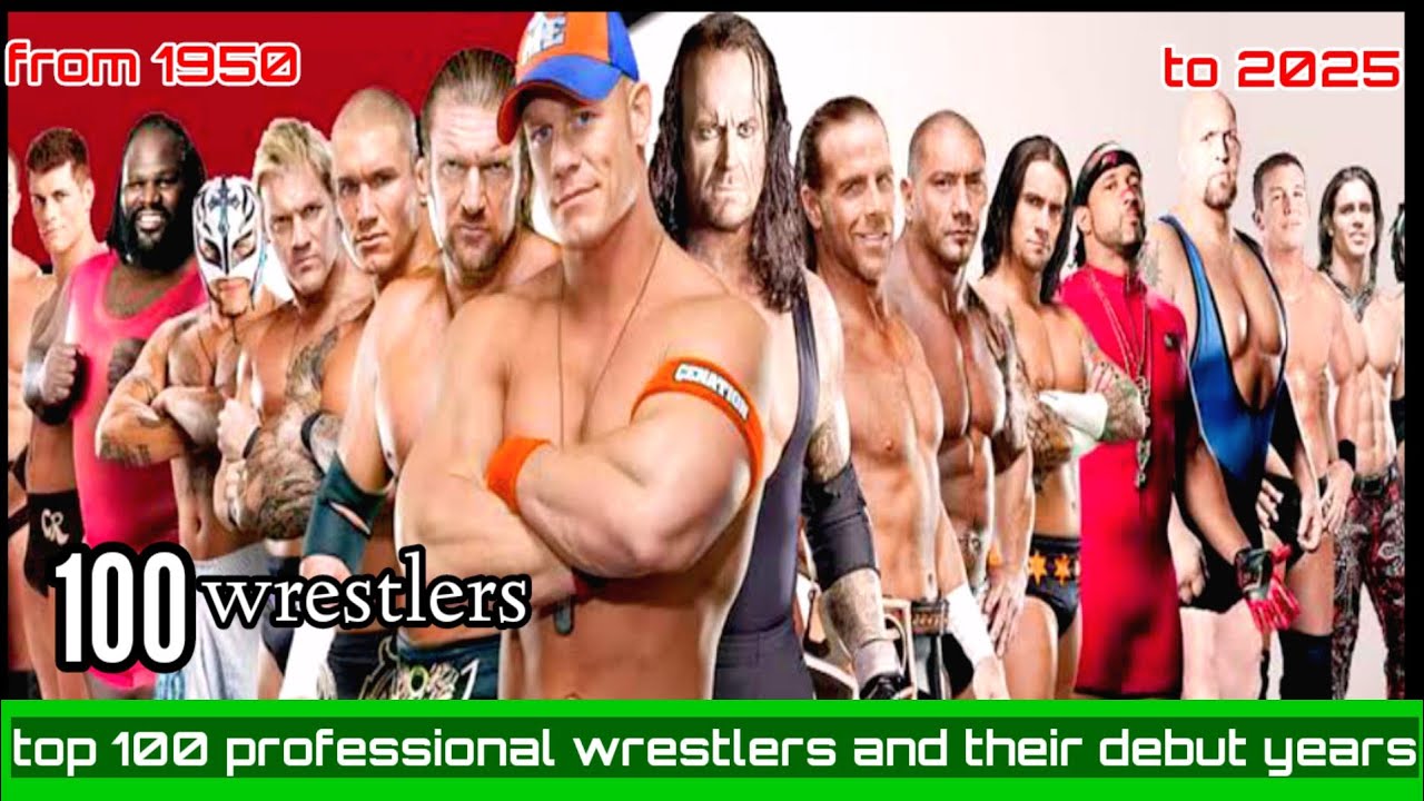 WWE_from Legends to new stars::100-wrestlers and the year the began their careers