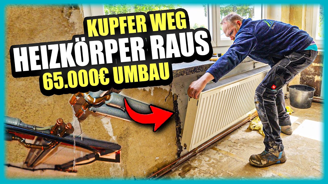 Heizkörper richtig demontieren - Rückbau mit System im 65.000€ Umbau! | Home Build Solution