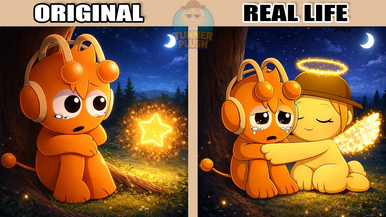 Best TikToks of Incredibox Sprunki: Oren & Tunner Under Star Light ✨💔 | Original vs Plush Toys