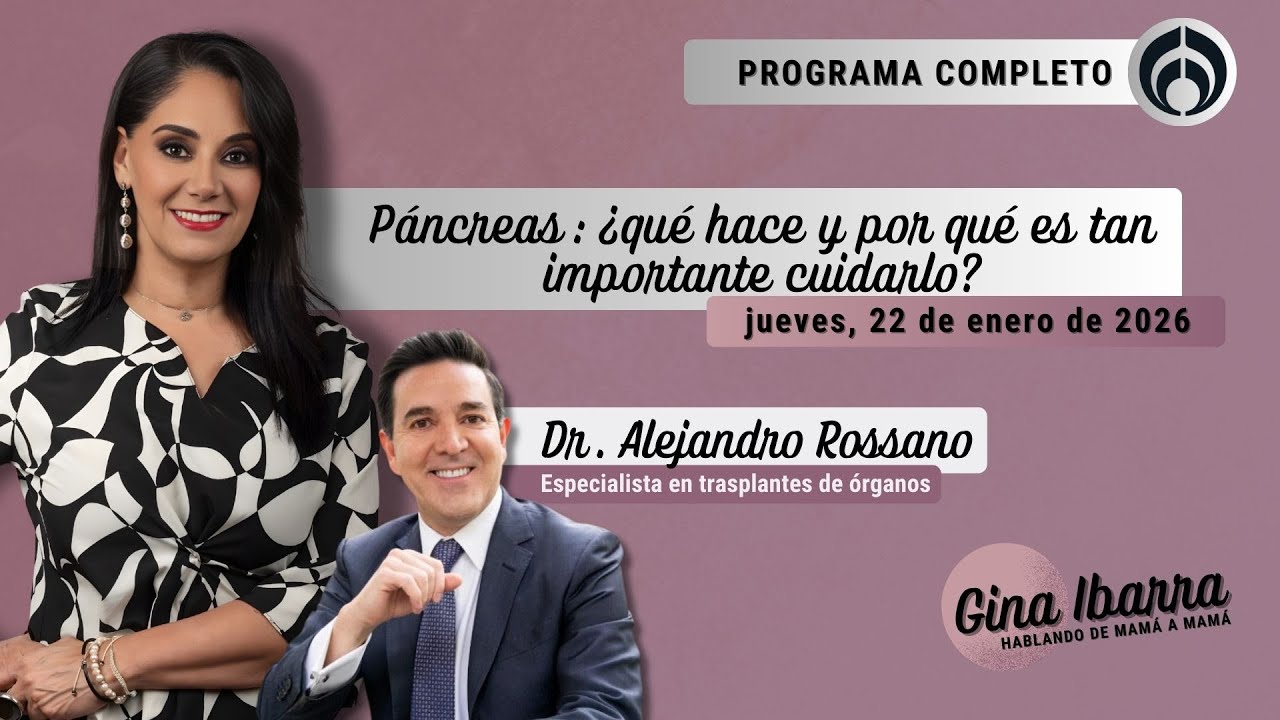 En Vivo | Hablando de Mamá a Mamá con Gina Ibarra | Jueves  22/01/26