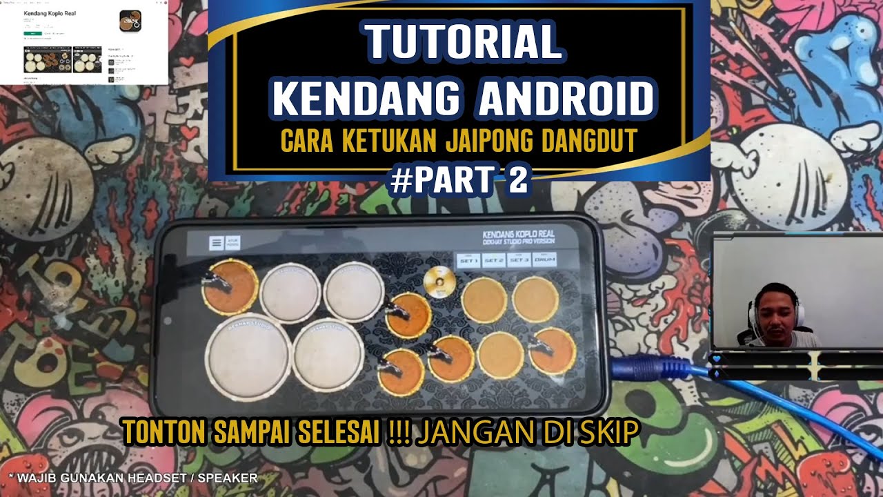 KENDANG ANDROID TUTORIAL | KETUKAN JAIPONG PART 2