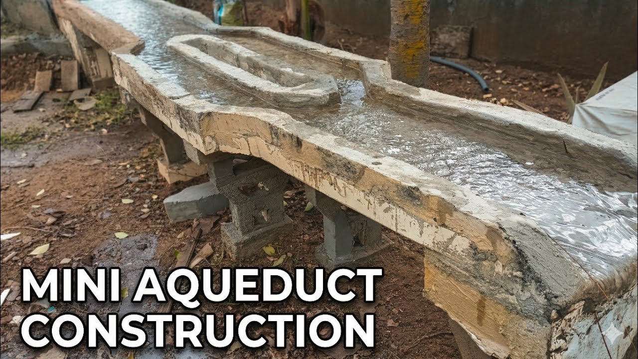 Mini Bridge Model Construction (Full Video) | Mini Concrete Construction | Mini Concrete Model