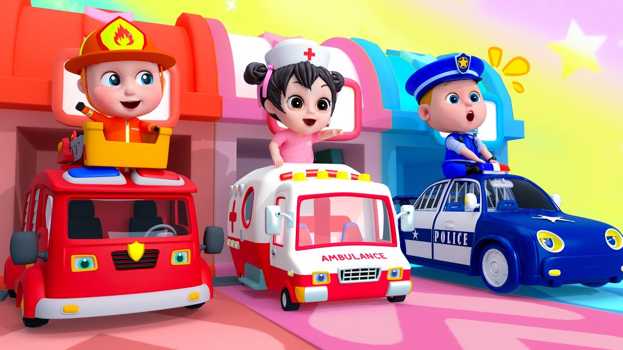 Roda No Ônibus - 911 | Canção De Veículos | Super Sumo Português - Música & Canção Infantil