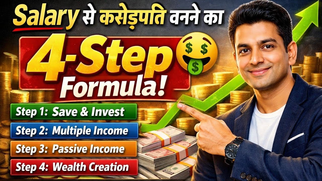 Salary से करोड़पति बनने का 4-Step Formula! 🤑 | The Wealth Builder System | Episode 23