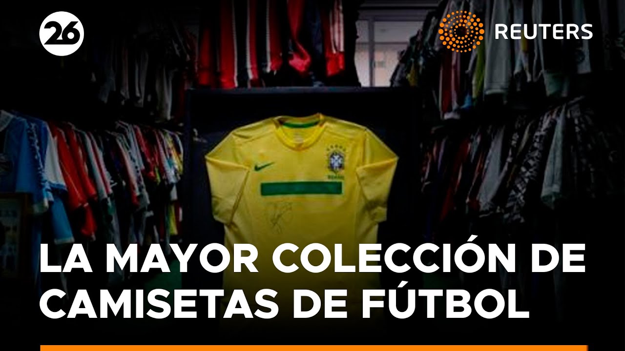 Brasileño entra en los Guinness con la mayor colección de camisetas de fútbol del mundo | #Reuters