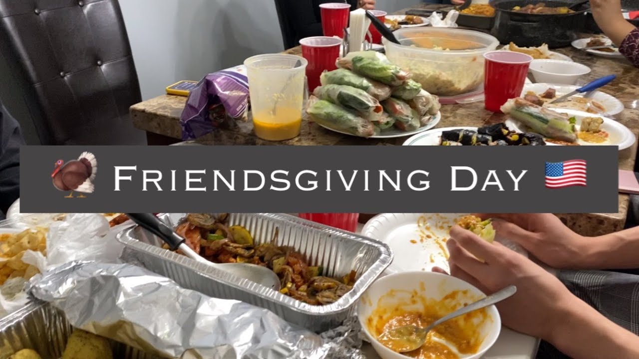 🇺🇸유학생vlog | 미국 땡스기빙, 포트럭 파티, 홈파티