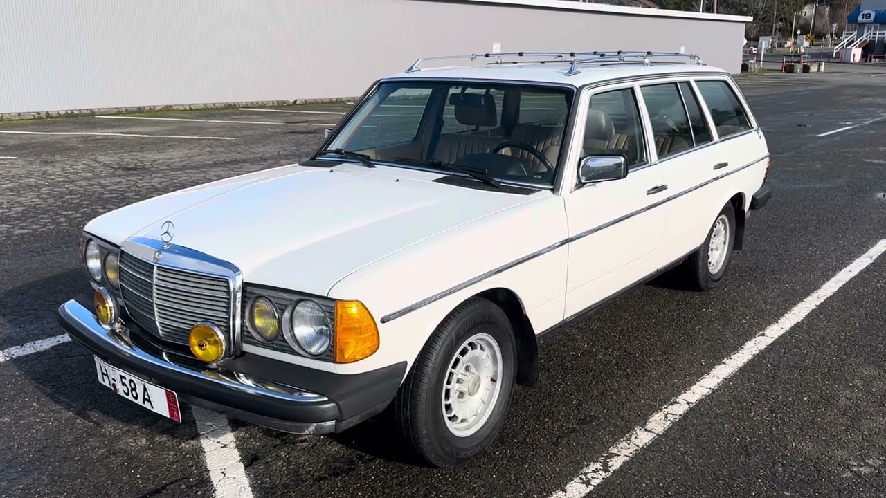1985 Mercedes 300td Walk-around and Exterior Functions for BAT