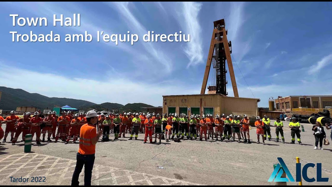 Town Hall - Trobada entre l’equip directiu i la plantilla d'ICL Iberia