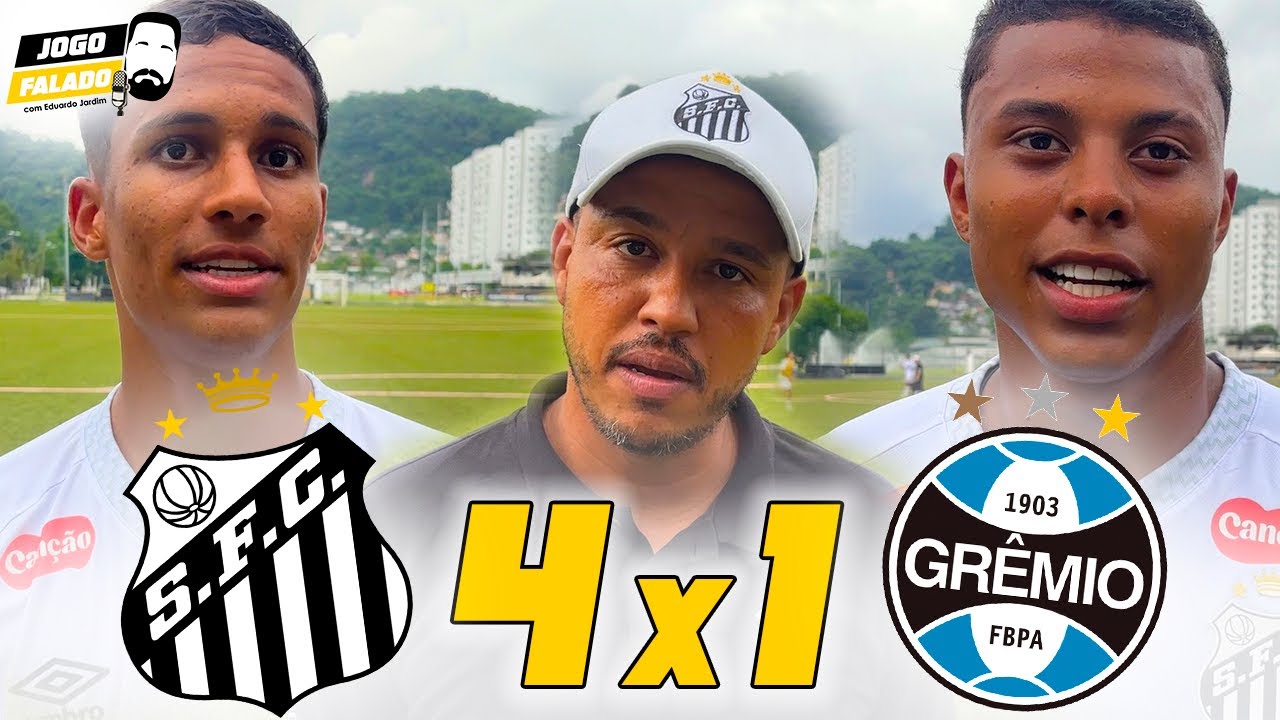 SANTOS GOLEIA (duas vezes!) na base | Entrevistas EXCLUSIVAS