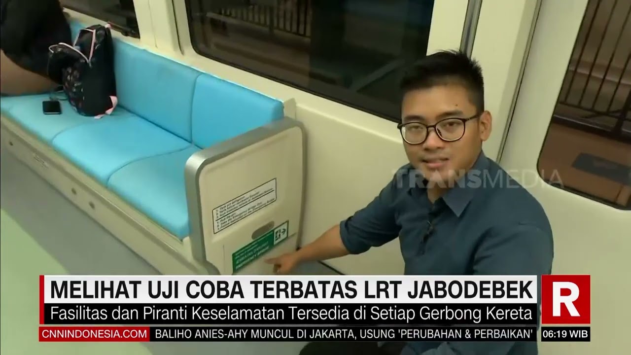 MELIHAT UJI COBA TERBATAS LRT JABODETABEK | REDAKSI PAGI (13/07/23)