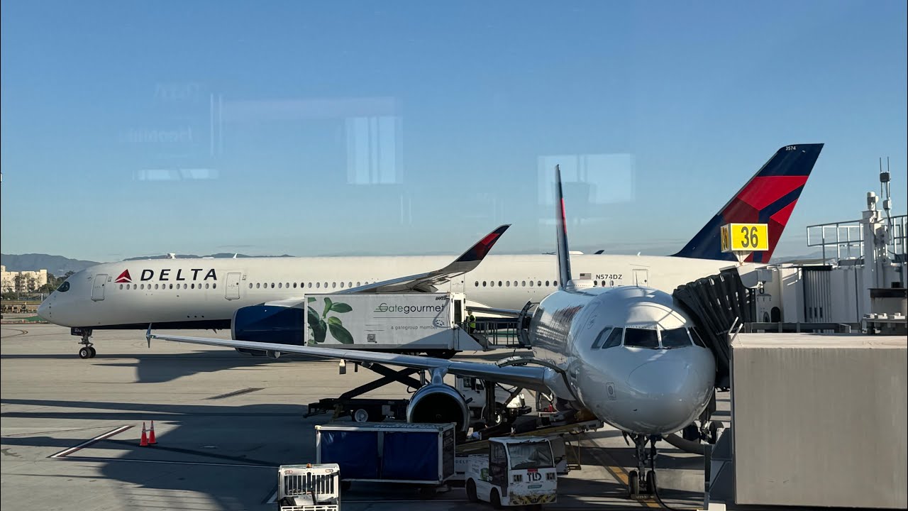 Delta Air Lines Trip-report Los Angeles - Portland - Airbus A319-100 - DL2766