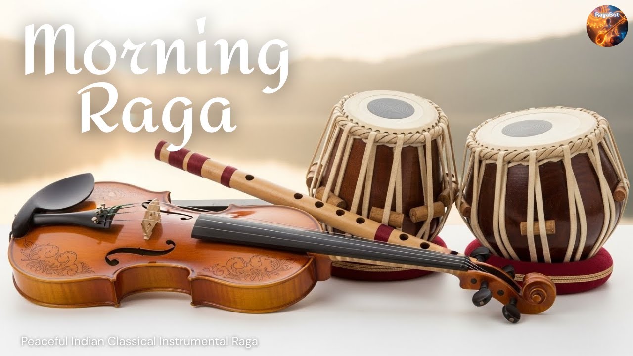 Morning Raga | Epic Violin, Flute and Tabla Instrumental | Indian Fusion for Study & Meditation