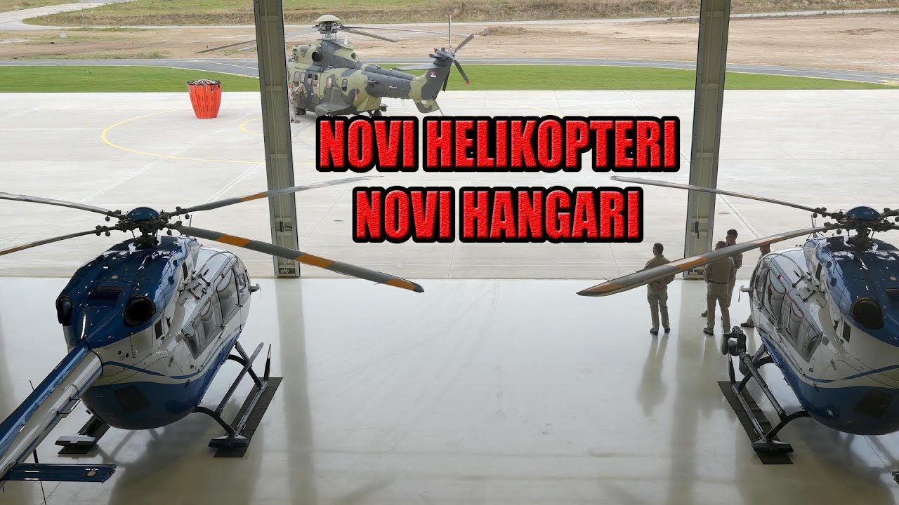NOVI HELIKOPTERI U NOVOM HANGARU