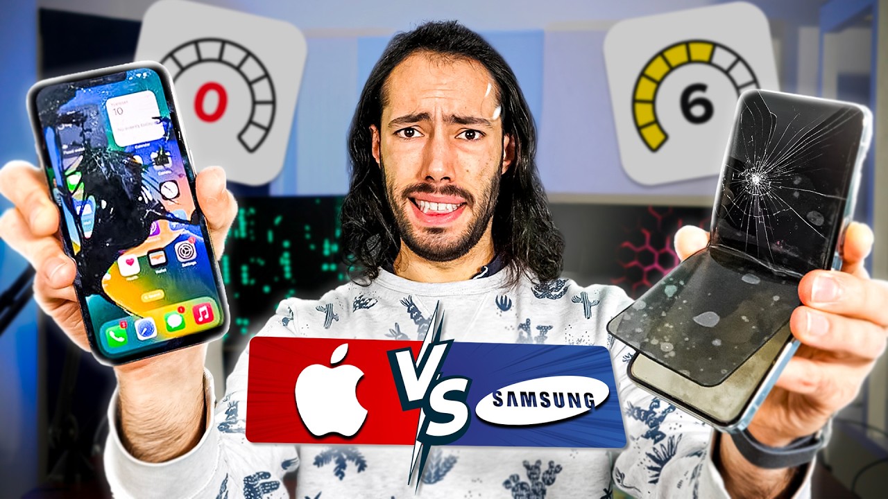 R&eacute;paration : Apple VS Samsung