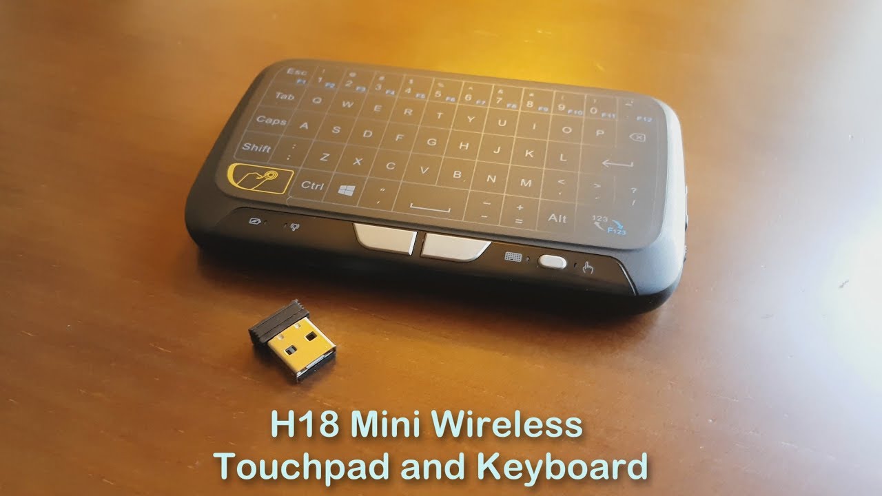 H18 Mini Wireless Touchpad & Keyboard